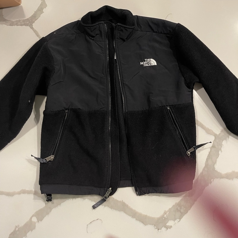 North face fleece jacket size youth medium